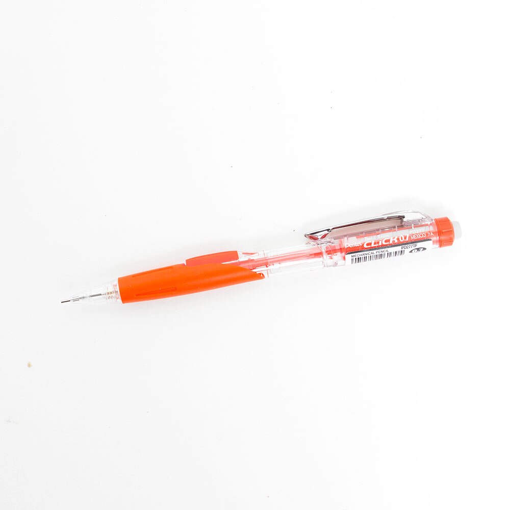 Pentel, Twist-Erase, Click, Mechanical Pencil, 0.7mm, Orange